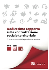 Copertina dodicesimo Rapporto sulla contrattazione sociale terr. cgil