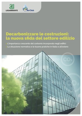 Copertina report decarbonizzare le costruzioni