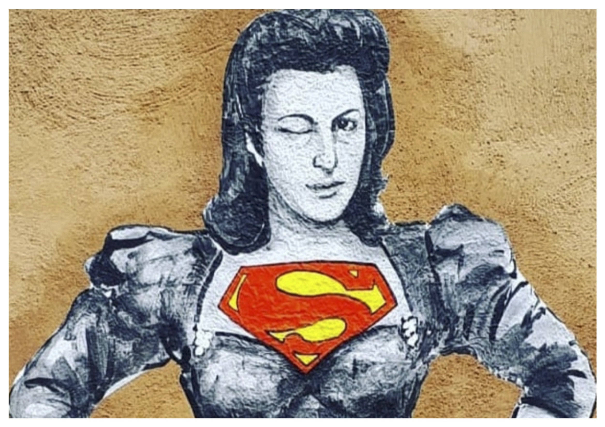 Disegno superwoman