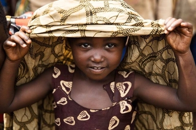 Foto bambina africana