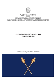 Copertina Rapporto Corte dei conti