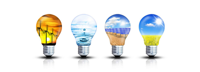 Immagine lampadine energie rinnovabile