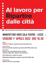 Volantino Iniziativa 1 aprile Lecce 