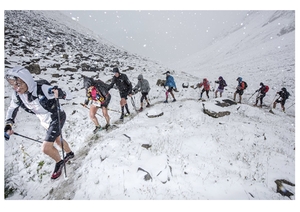 foto corsa in montagna