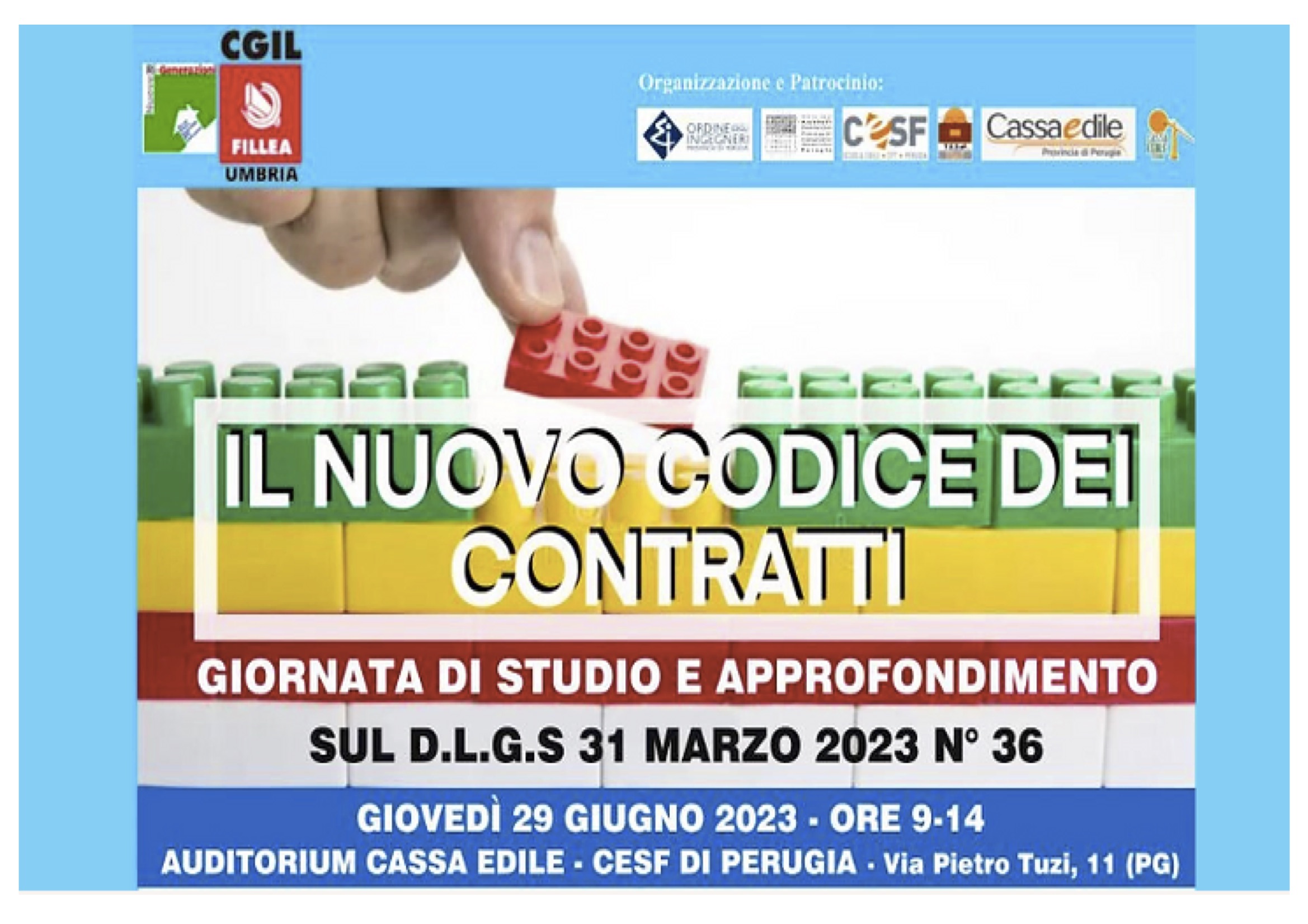 locandina Il nuovo codice dei contratti Umbria
